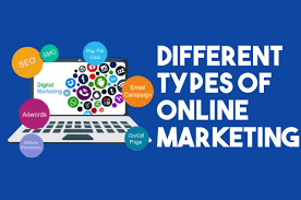 What are Different types of Online Marketing in Hindi